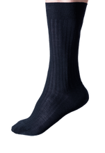 Lade das Bild in den Galerie-Viewer, NOSOCKS long wool - donkerblauw