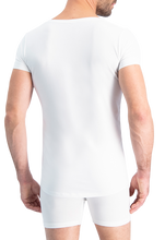 Lade das Bild in den Galerie-Viewer, NOSHIRT lite - regular V - wit - achterkant